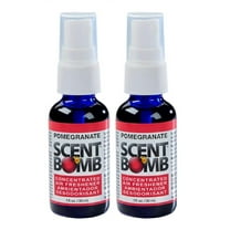 Scent Bomb Air Freshener Spray, 100 % Oil Based Concentrated Air Freshener, Air Freshener Spray for Car, Room, Bathroom and Odor Eliminator, Pomegranate, 2 Pack