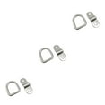 thumbnail image 3 of QualitChoice D Ring Tie Downs Heavy Duty Corrosion Resistance Lashing Rings Easy Installation Cargo Hook Trucks Vehicles Garages Silver 3Set, 3 of 6