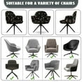 thumbnail image 6 of Xoenoiee Hummingbird Flower Print Velvet Curved Back Dining Room Chair Covers with Arms Stretch Swivel Bar Stool Chair Slipcover, Removable Vanity Kitchen Office Desk Armchair Protector Covers, 6 of 7