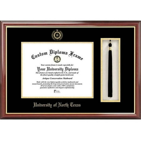 University of North Texas 11" x 14" Tassel Box and Diploma Frame