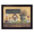 thumbnail image 1 of "Bless This Home" by Mary June Printed Framed Wall Art, 1 of 2