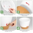 thumbnail image 5 of FIASON 3 Pack White Self-Watering Plant Pots, 8/9/10 Inch Modern Plastic Planters with Watering Lip, Drainage Holes and Removable Saucer, Indoor Outdoor Flower Containers for Home Garden Decor, 5 of 12