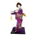 thumbnail image 5 of kowaku Collectible Figurine, Miniature Asian Statue, Traditional Japanese Kimono, Geisha Doll, Kabuki Doll for Desk, Wardrobe, Bedroom H, 5 of 9