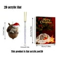 thumbnail image 2 of 2026 New Forest Animal Advent Calendar - 24pc Rustic Acorn & Animal Ornaments, Cozy Nature-Themed Christmas Countdown Calendar, 2D Acrylic Hanging Ornaments for Xmas Tree Backbag Decorations, 2 of 4