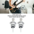 thumbnail image 4 of 2Pcs Guitar Strap Button Set,Metal Guitar Quick Release Strap Retainer With Wrench For Electric Acoustic Guitar Bass, 4 of 8