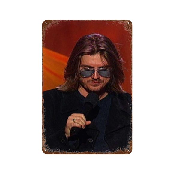 8x12 Inch Mitch Hedberg Tin Metal Decorative Wall Paintings - Vintage Artwork for Home Decor