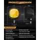 thumbnail image 5 of Luz LED Auxbeam Offroad Ámbar Redonda 4" 90W 2 Piezas 9000LM, 5 of 7