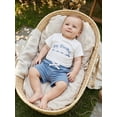 thumbnail image 3 of BemeyourBBs Toddler Baby Boy Big Brother Outfits Summer Clothes Short Sleeve Letter Truck Embroidery T-Shirt Tops Shorts Set Toddler Boys Summer Outfit, 3 of 9