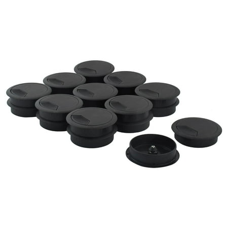 - Uxcell 60mm Dia. Computer Table Plastic Round Grommet Wire Cable Hole Cover Black (20-pack)