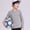 C-Grey501, variant on JIAYUE Tops for Boys Girls Long Sleeve Quick Dry Sport Shirt Solid Color For Kids Spring Summer Wear
