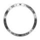 thumbnail image 1 of Anillo De Bisel Anillo de bisel de acero inoxidable para Samsung Galaxy Watch 3 45 mm (plata + negro), 1 of 8