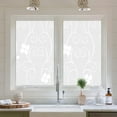 DUONER Frosted Window Film Privacy Covering Static Cling, Decorative