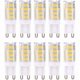 thumbnail image 1 of G9 LED bulbs, Warm white 3000K 5W G9 LED bulb equivalent to 40W halogen bulbs 420 lumens; not dimmable, 10-pack [Energy class A+], 1 of 5