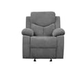 thumbnail image 2 of ACME Kalen Fauteuil Inclinable en Chenille Gris, 2 of 5