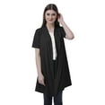 thumbnail image 1 of Moomaya Cardigan Long à Manches Mi-Longues Ouvert pour Femmes Coupe Légère d'Été, 1 of 7