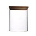 thumbnail image 1 of CNKOO Transparent Clear High Cylinder Glass Sealed Kitchen Storage Bottle Jar with Lid Organization Container, 1 of 5