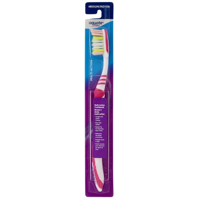 Equate Multi-Action Toothbrush (Medium)