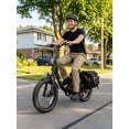 thumbnail image 4 of Hopepeak Z10 Folding Electric Bike for Adults, 500W Motor 28 MPH, 48V 13.5Ah Removable Battery, 20" Fat Tire Foldable EBike with 7-Speed,Black with Front Basket, 4 of 9