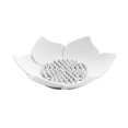 thumbnail image 1 of Yuarrent Jabonera de drenaje de silicona, soporte en forma de loto, jabonera portátil, bandeja de jabón antideslizante, accesorios de baño, 1 ud. Juegos de accesorios de baño Blanco crema Yuarrent HA003269-04, 1 of 1