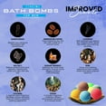 thumbnail image 6 of Bath Bombs for Men - Mens Relaxing Bath Bombs Gift Set - Organic with Masculine Scents For Him - 2.5 Oz each - Gift Set of 8 Scented with Natural Essential Oils for Boyfriend, Husband or Father, 6 of 10