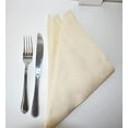 GOLD TEXTILES Cloth Napkins (18x18) Inches, 12 Pack Dinner Napkins, Poly Cotton Soft & Reusable