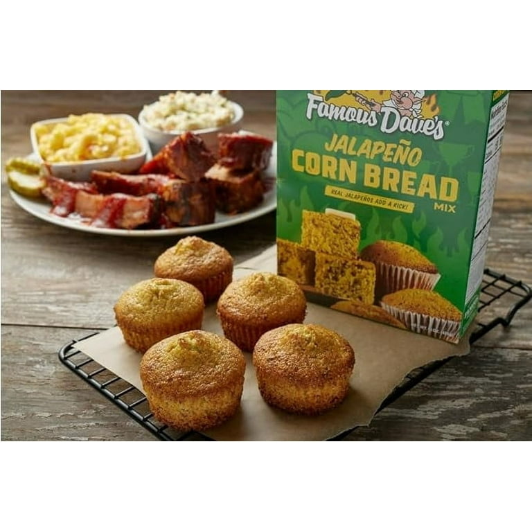 Famous Dave's Jalapeno Cornbread Mix, 15 oz (2 Pack) - Walmart.com