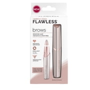 Finishing Touch Flawless Brows Eyebrow Hair Remover for Women, Electric Eyebrow Razor for Women with LED Light for Instant and Painless Hair Removal