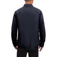 thumbnail image 3 of INSPIRE CHIC Men's Long Sleeve Button Down Solid Color Pocket Casual Shirt L Navy Blue, 3 of 6