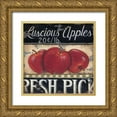 thumbnail image 1 of Lewis, Kim 20x20 Gold Ornate Wood Framed with Double Matting Museum Art Print Titled - Luscious Apples, 1 of 4