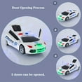 thumbnail image 6 of 360 °   Automatic Door Opening And Rotating Police Car Toy Car, Lighting And Sound Toy Car Racing Car, Great Birthday Gift, Christmas Gift, Thanksgiving Gift, 6 of 10