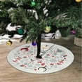 thumbnail image 2 of FMSHPON Santa Claus SnowmanPenguin Xmas Christmas Tree Skirt Stand Mat for Holiday Party Decoration Indoor Outdoor 48 inches, 2 of 3