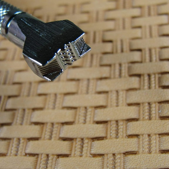 Small Double Rope Basket Weave Leather Stamp, X570-2, Stamping Tool