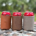 thumbnail image 3 of Inteprter Bebidas a temperatura con cubierta aislante de cuero para botellas de cerveza, no ocupa demasiado espacio para latas de refresco Barra de herramientas Marrón, 3 of 6