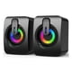 thumbnail image 1 of PC Computer Speakers Sound Box Stereo USB Wired 3.5mm Speaker with RGB Light for Desktop Laptop, 1 of 1