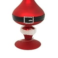 thumbnail image 3 of Christmas Santa Belt Tree Top Finial Glass Tabletop Decor 54138D, 3 of 3