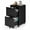 Black, variant on EDX 2 Drawer File Cabinet, Rolling File Cabinet with Lockable Wheels, Printer Stand with Storage, for Home Office, White