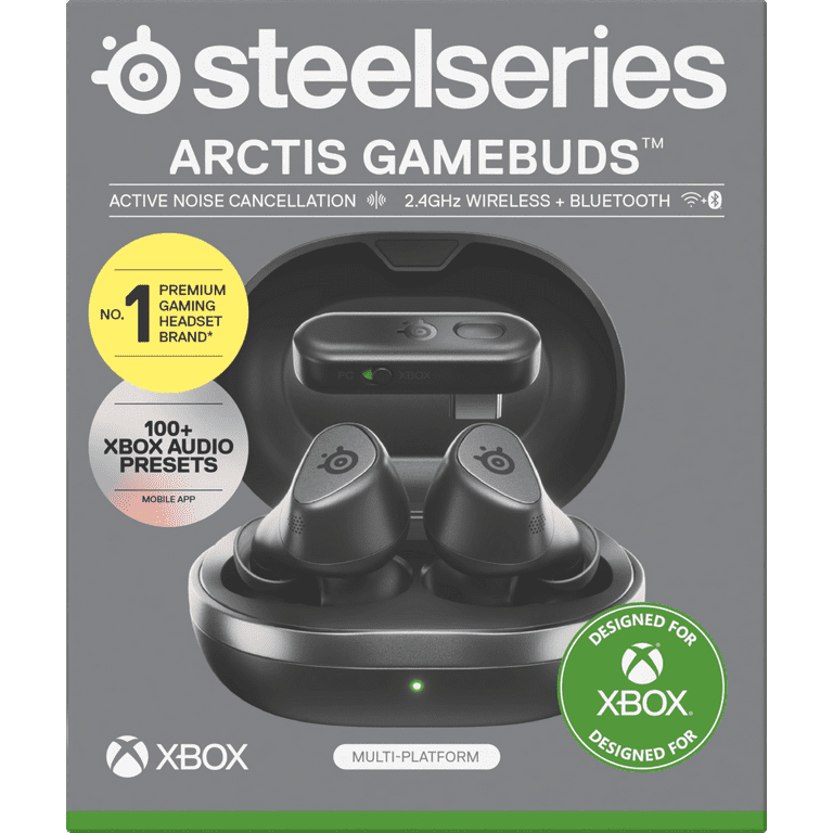 Arctis GameBuds ブラック SteelSeries - Arctis GameBuds True Wireless Noise Cancelling