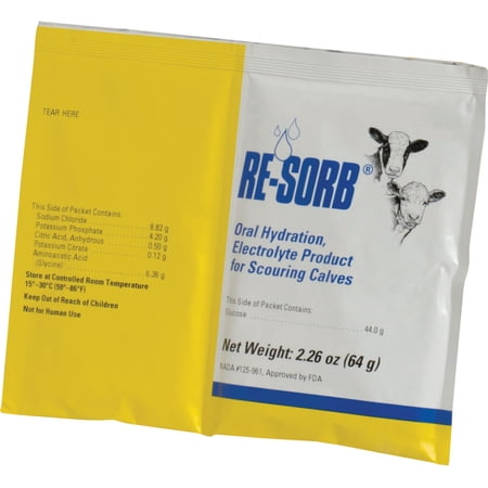 Pfizer Animal Health-Resorb Packets For Calves 64 Gram/12 Pack