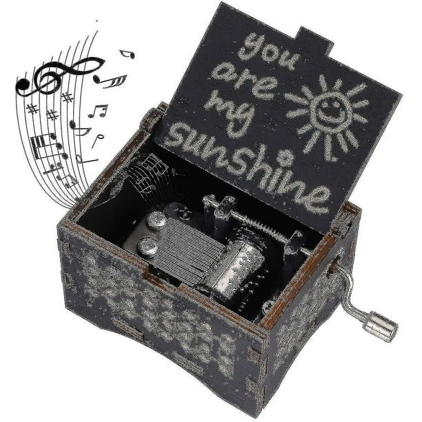 Caja de música Manivela Cajas de música You Are Sun Caja musical para