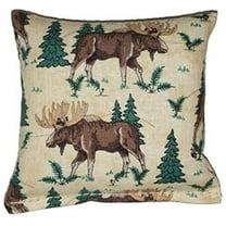Maine Balsam Fir Pillow, Maine Moose Design, 3x3 - Great Gift Item for Mothers Day or Christmas - Maine Made