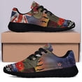 thumbnail image 3 of Anzac Day New Zealand Poppy LeStWe Forget Shoes Sneakers Black Size 5, 3 of 7