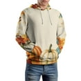 thumbnail image 5 of Autumn Harvest Pumpkins Sunflowers 3d Sweatshirts Hoodie Fashion Casual Personality Men's Women Street Hoodie Pullovers Long Sleeve Comfortable Top, 5 of 6