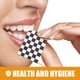 thumbnail image 3 of Paquete de 100 palillos de dientes con forma de bandera de carreras, para aperitivos, frutas y cócteles (blanco y negro)., 3 of 8