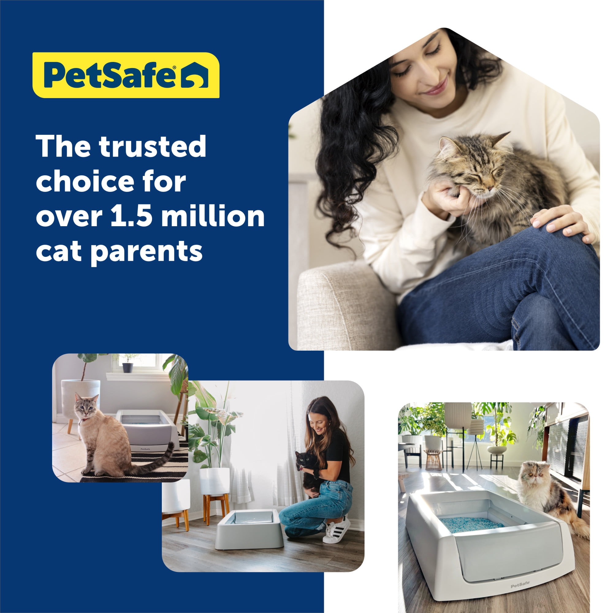 PetSafe ScoopFree Premium Natural Cat Litter Bag, 30+ Day Superior Odor Control, 8 lb