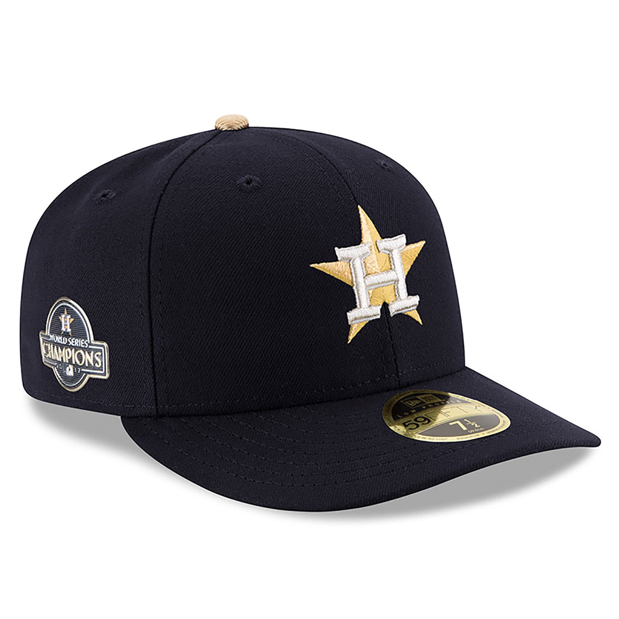 Houston Astros New Era 2018 Gold Program Low Profile 59FIFTY Fitted Hat
