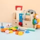 thumbnail image 4 of Conjunto de Herramientas de Madera para Niños con Tornillos Y Herramientas de Mano, Juguete de Construcción Educativo para Niños Pequeños 1-3, 4 of 5
