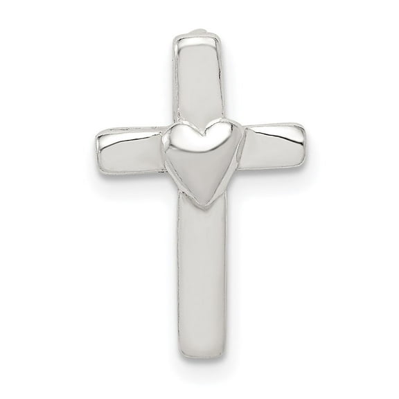 Auriga 925 Sterling Silver Cross Charm Pendant for Women (L-17mm, W-11mm)