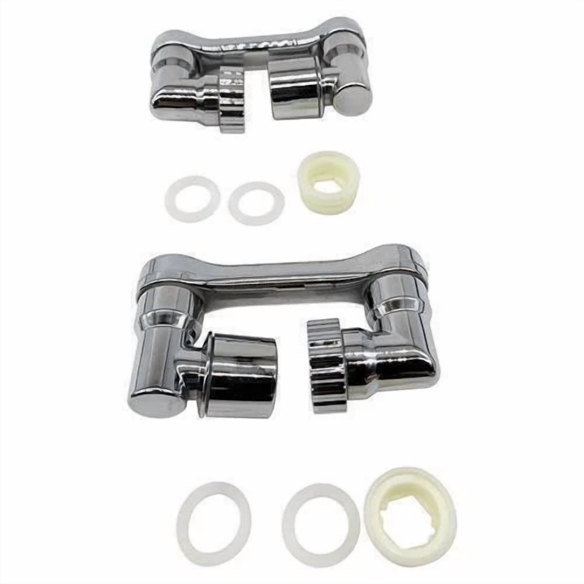 FLINT- 2 Pack Extension Abs Faucet Aerator Universal 1080° Swivel Robotic Arm Swivel Us
