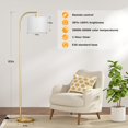 thumbnail image 2 of Lámpara de Piso Arco Ambimall 160 cm Control Remoto Regulable 3000-6000K, 2 of 7