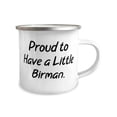 thumbnail image 2 of Love Birman Cat Gifts, Proud to Have a Little Birman, Gag 12oz Camper Mug For Cat Lovers From Friends, 2 of 2